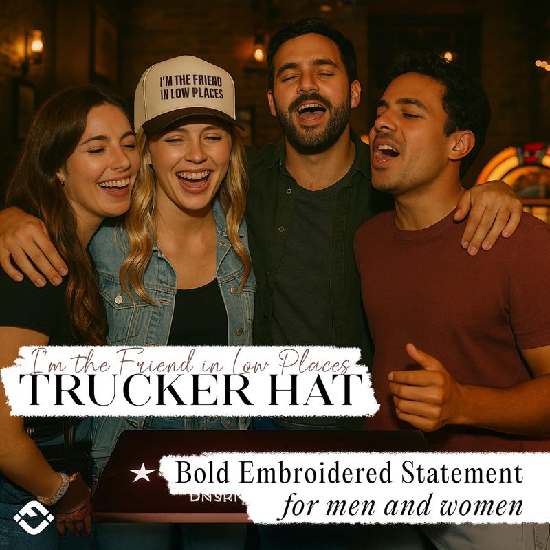 Funky Junque Vintage Canvas Snapback Hat - Adjustable 2 Tone Cap for Men Women - Put It On My, Cowboy, Girl Dad, Funny - Image 3